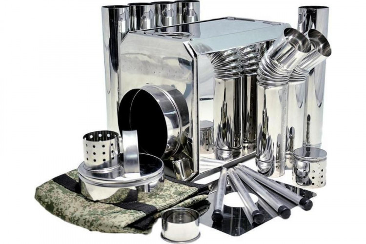 Печь пошехонка Турист 25 л с 3D экранами сталь 0,8мм в Тюмени