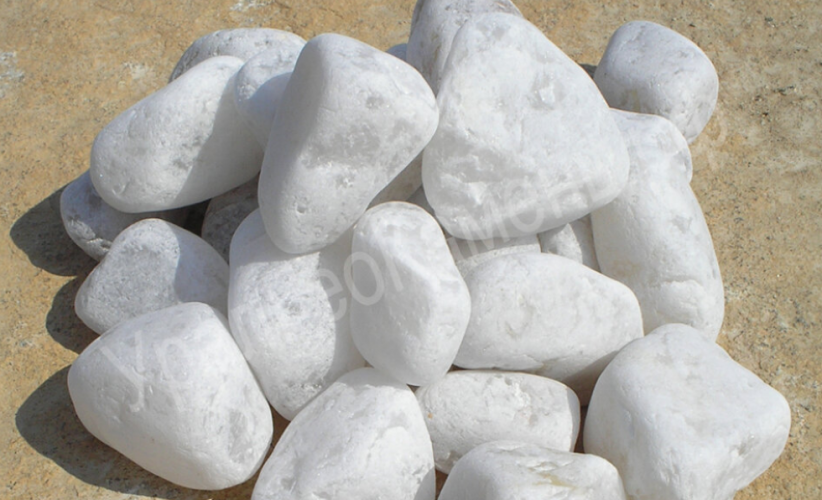 Камни для бани Кварц окатанный 15кг в Тюмени