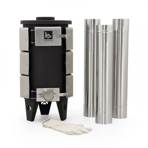 Мультитопливная походная печь Hyggelig LONGHEAT длительного горения в Тюмени