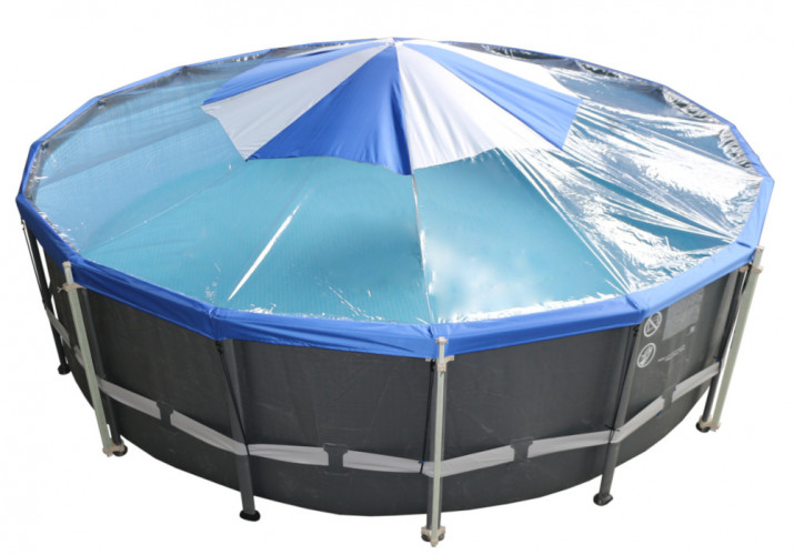 Тент для бассейна Intex/Bestway с надувной подушкой "Фиеста" в Тюмени