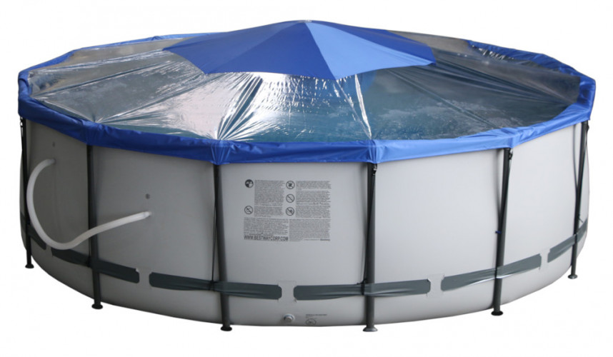 Тент для бассейна Intex/Bestway с надувной подушкой "Фиеста" в Тюмени