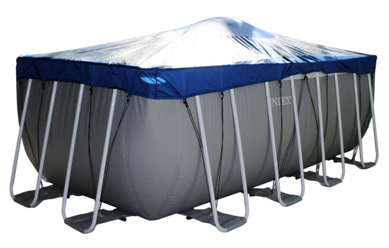 Тент для прямоугольного бассейна Intex/Bestway с надувной подушкой "Фиеста" в Тюмени