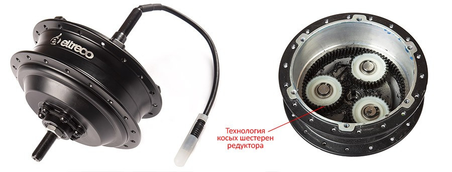 Мотор-колесо Eltreco 48V 500W LCD 27,5" АКБ 48V 10А/ч в Тюмени