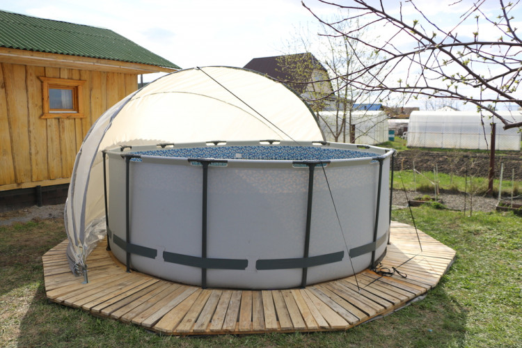 Купол-тент для бассейнов "Фиеста" КОМБИ в Тюмени