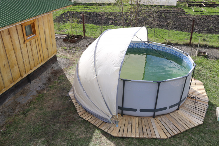 Купол-тент для бассейнов "Фиеста" КОМБИ в Тюмени