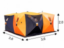 Мобильная баня летняя палатка Куб Ex-Pro 4 в Тюмени