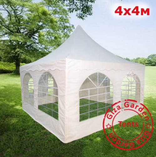 Шатер Пагода Giza Garden 4 х 4 м белый в Тюмени