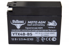Аккумулятор стартерный для мототехники Rutrike YTX4B-BS (12V/2,5Ah) в Тюмени