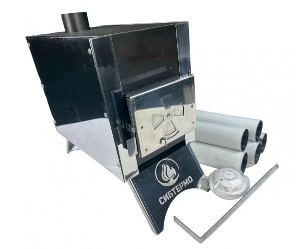 Печь дровяная Сибирка малая из нержавейки в Тюмени