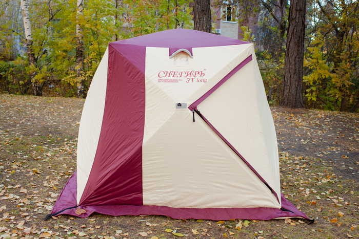 Зимняя палатка для рыбалки Куб Снегирь 3T Long в Тюмени