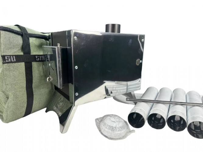 Печь дровяная Сибирка средняя из нержавейки  в Тюмени