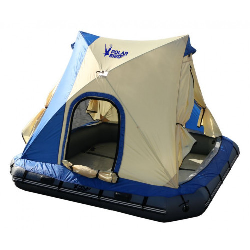 Надувной плот-палатка Polar bird Raft 260+слани стеклокомпозит в Тюмени