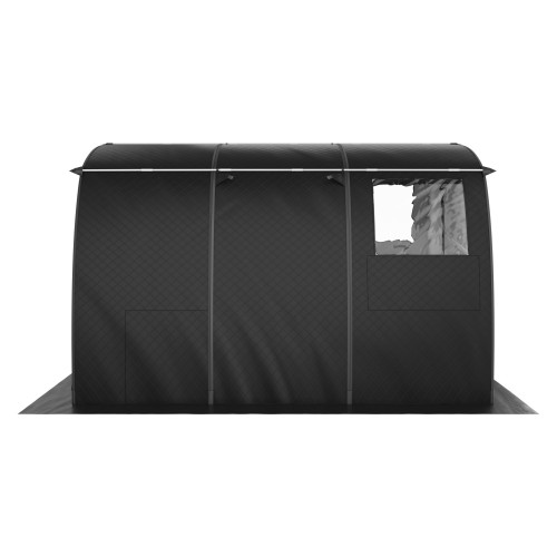 Мобильная баня-палатка МОРЖ Max (Черный) в Тюмени