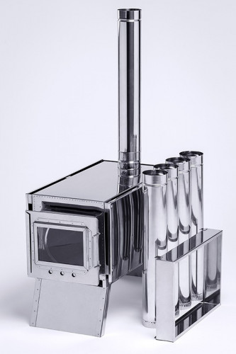 Печь-камин Инвент большая в Тюмени