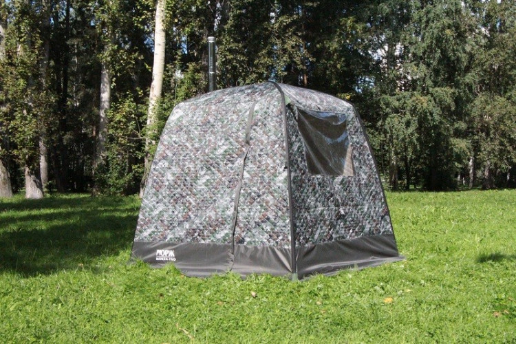 Мобильная баня-палатка МОРЖ (2 сорт) в Тюмени