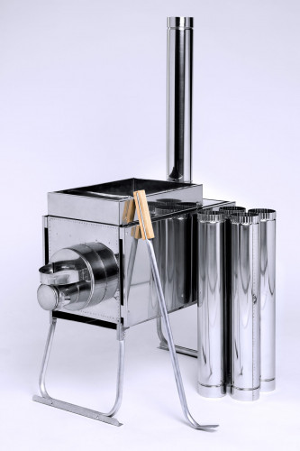 Печь Инвент Экономка средняя со стац. экранами в сумке в Тюмени