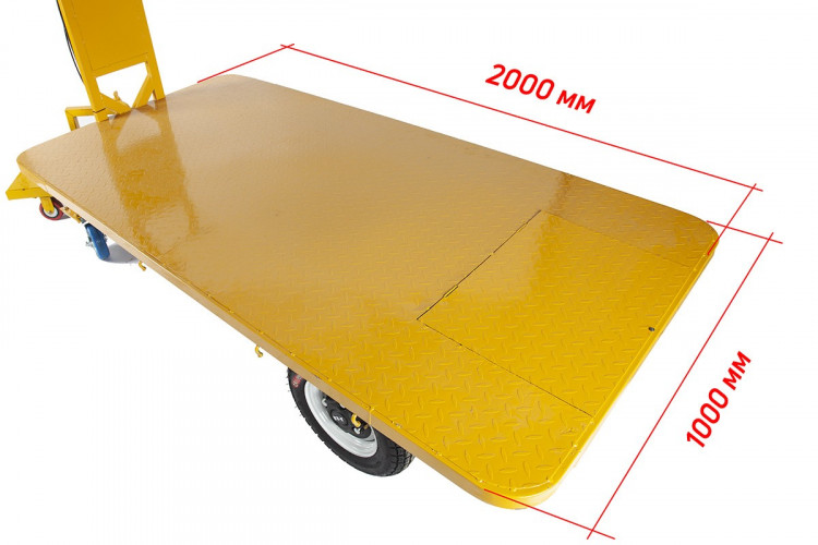 Грузовая электрическая тележка RuTrike Плита 2000 в Тюмени
