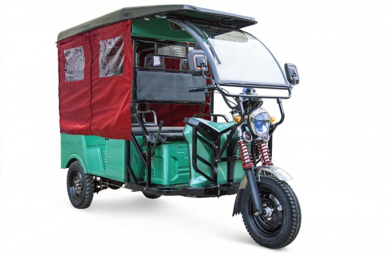 Пассажирский электрический трицикл Rutrike Рикша в Тюмени