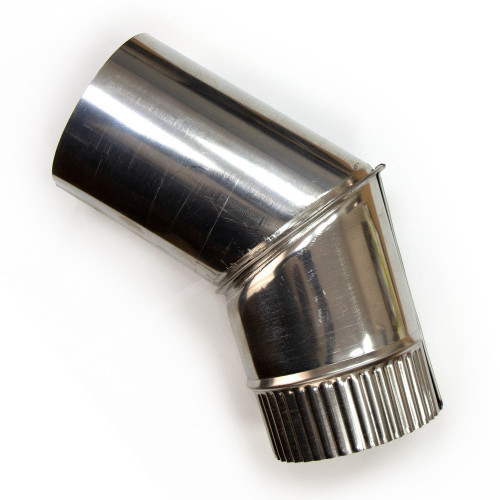 Колено дымохода d90, угол 45° в Тюмени