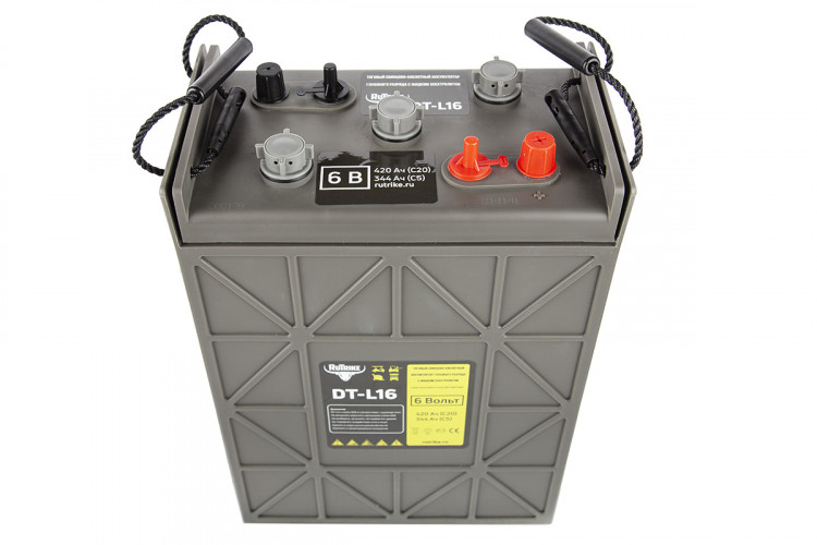 Тяговый аккумулятор RuTrike WET DTL16 (L16H-AC) 6V275A/H C3 в Тюмени
