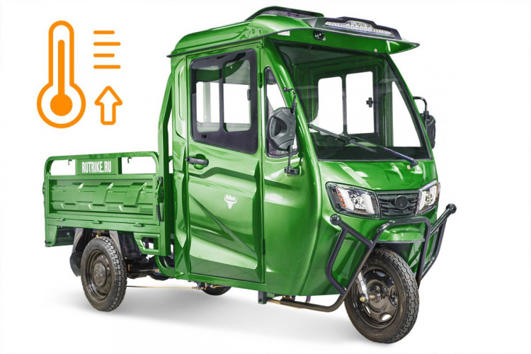 Электротрицикл Rutrike КАРГО Кабина обогрев 1500 грузовой в Тюмени