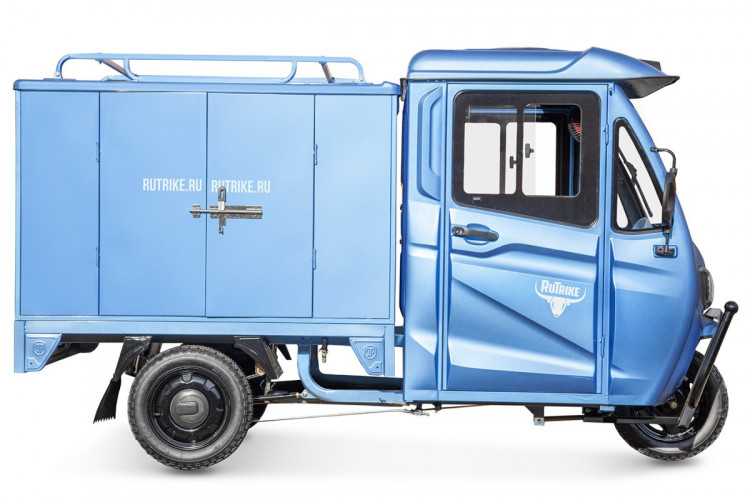 Электротрицикл Rutrike КАРГО Кабина Дуал обогрев 1500 фургон в Тюмени