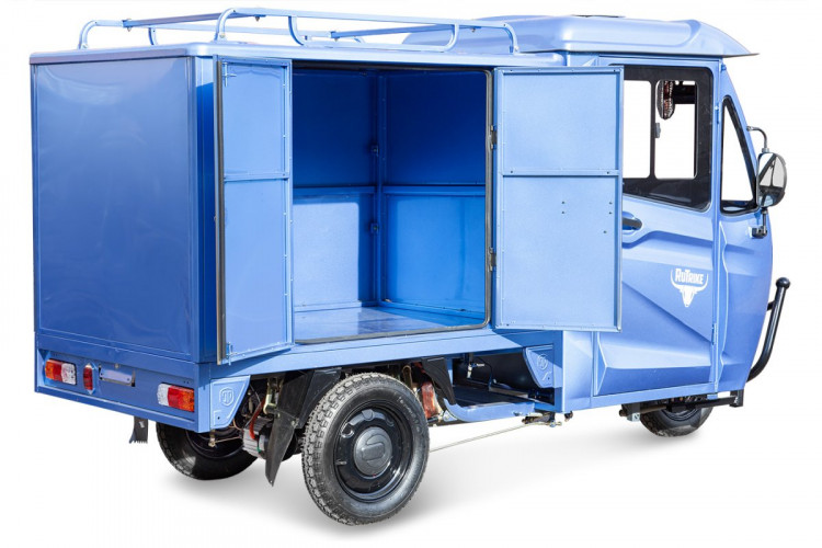 Электротрицикл Rutrike КАРГО Кабина Дуал обогрев 1500 фургон в Тюмени