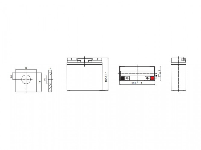 Аккумулятор Leoch DJW 12-18 (12 В, 18 Ач) в Тюмени