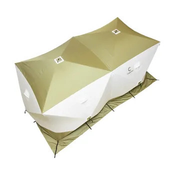 Палатка зимняя куб СЛЕДОПЫТ Premium Дубль в Тюмени