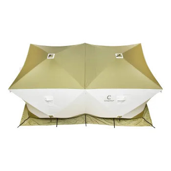 Палатка зимняя куб СЛЕДОПЫТ Premium Дубль в Тюмени