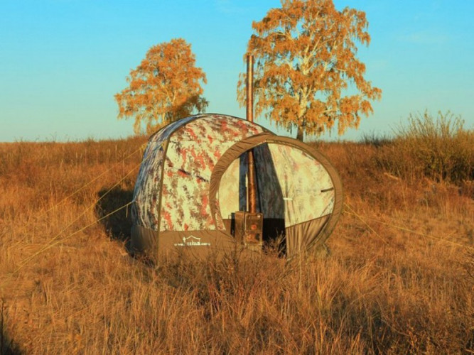 Мобильная баня ТЕРМА-10 с 1 окном (походная) в Тюмени