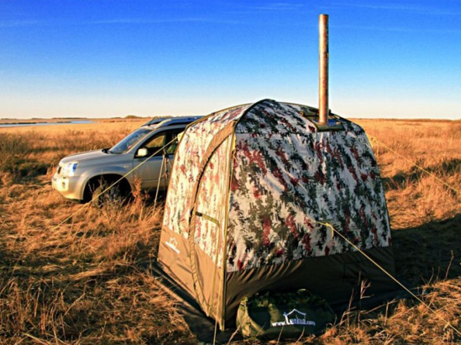 Мобильная баня ТЕРМА-10 с 1 окном (походная) в Тюмени