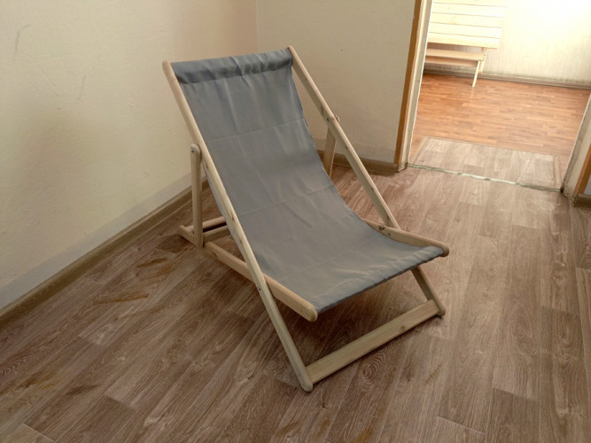 Кресло-шезлонг деревянное складное в Тюмени