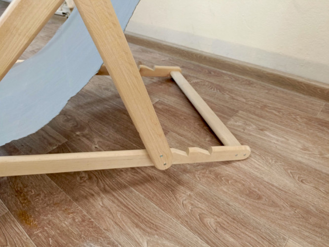 Кресло-шезлонг деревянное складное в Тюмени