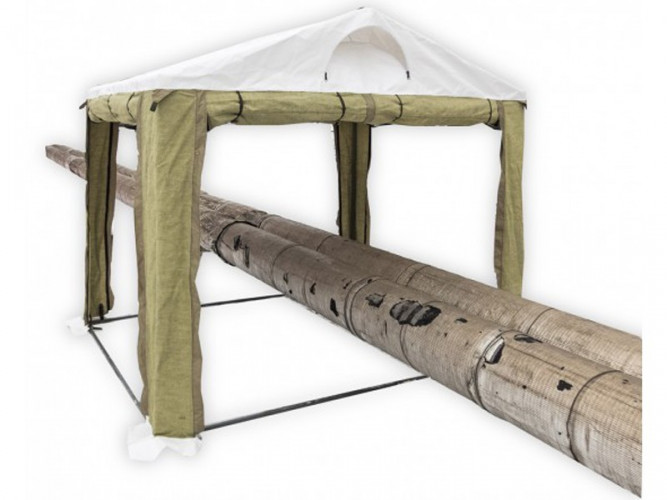 Палатка сварщика 2,0 X 2,0 ПВХ/брезент в Тюмени