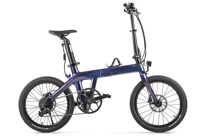 Электровелосипед складной Carbon 20" Sporto в Тюмени