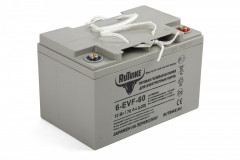 Тяговый гелевый аккумулятор RuTrike 6-EVF-60A (12V60A/H C3) Тяговый гелевый аккумулятор RuTrike 6-EVF-60A (12V60A/H C3)