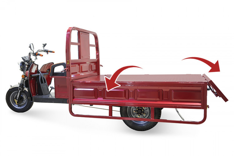 Грузовой электрический трицикл Rutrike D4 1800 60V1500W в Тюмени